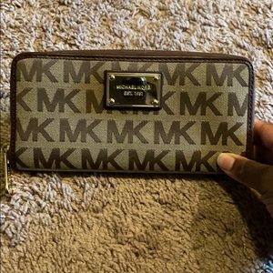 Michael Kors canvas wallet